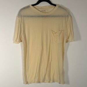 NWOT We The Free Short Sleeve Cream Tee